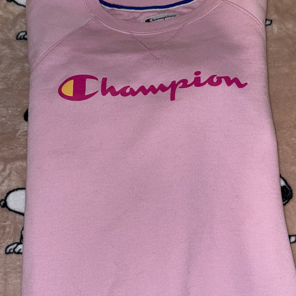 CHAMPION PINK CREWNECK
